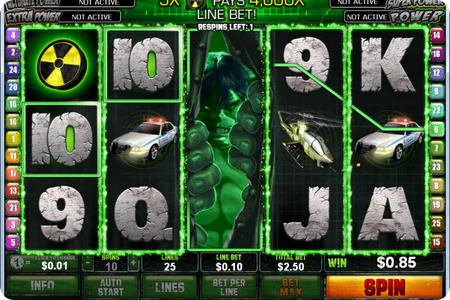 Incredible Hulk Slot Machine