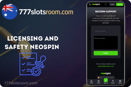 Licensing and Safety NeoSpin