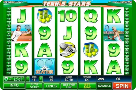 Tennis Stars Slot Machine