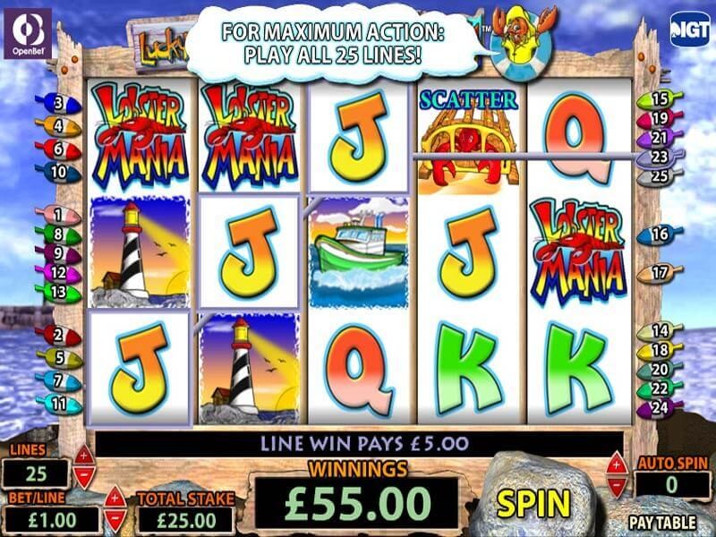 Briefly About LobsterMania Slot